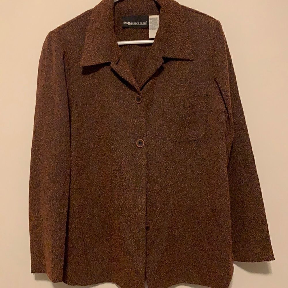 SAG Harbor Dress Woman’s Suit Top Size 10